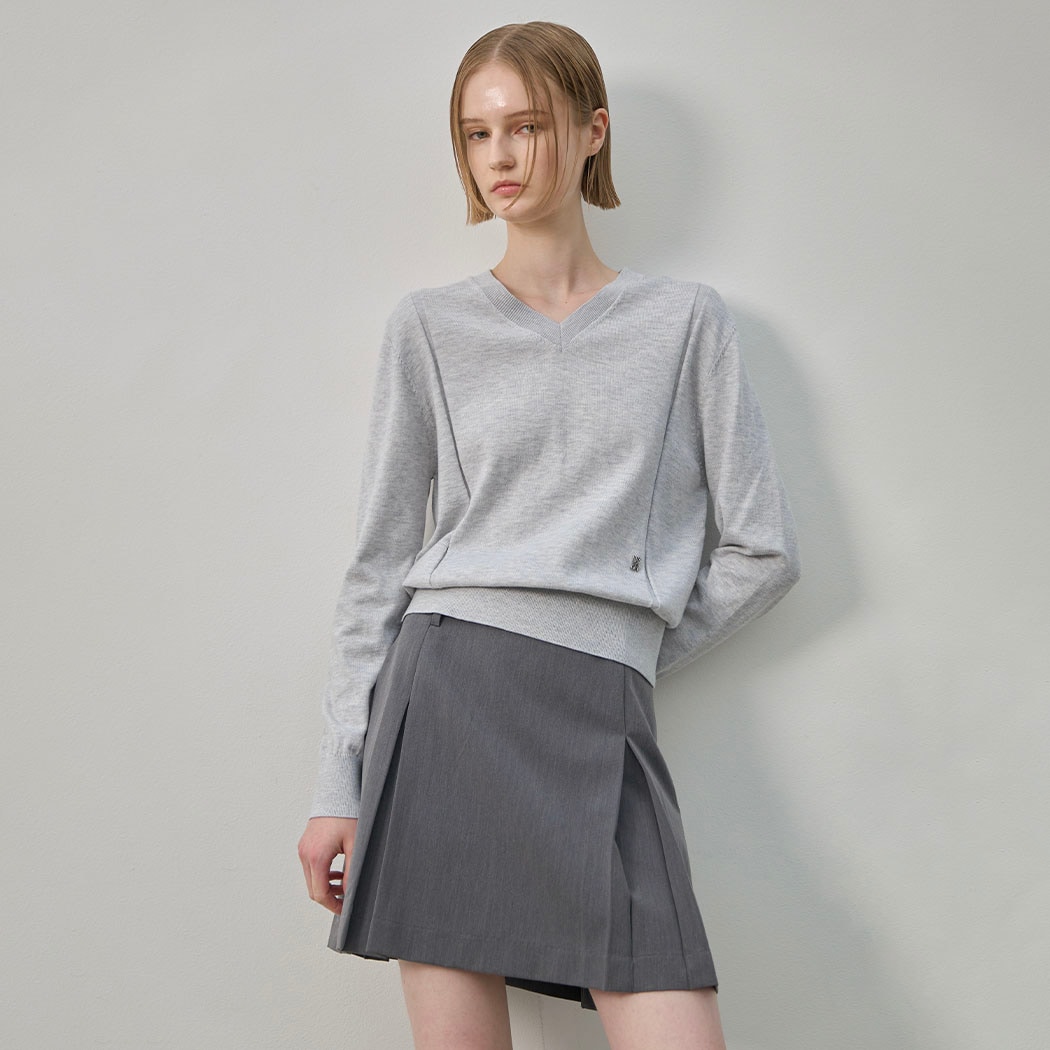 (T-7021)ESSENTIAL WOOL DAPHNEL KNIT