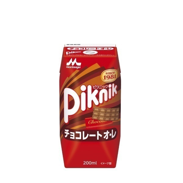 ピクニック チョコレートオレ 200ml 48本 （24本入2ケース）