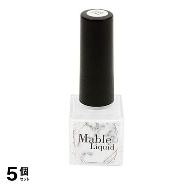 ICEGEL(アイスジェル) ネイルアート材 マーブルリキッド MA-18 ムーンストーン 7mL 5個セット