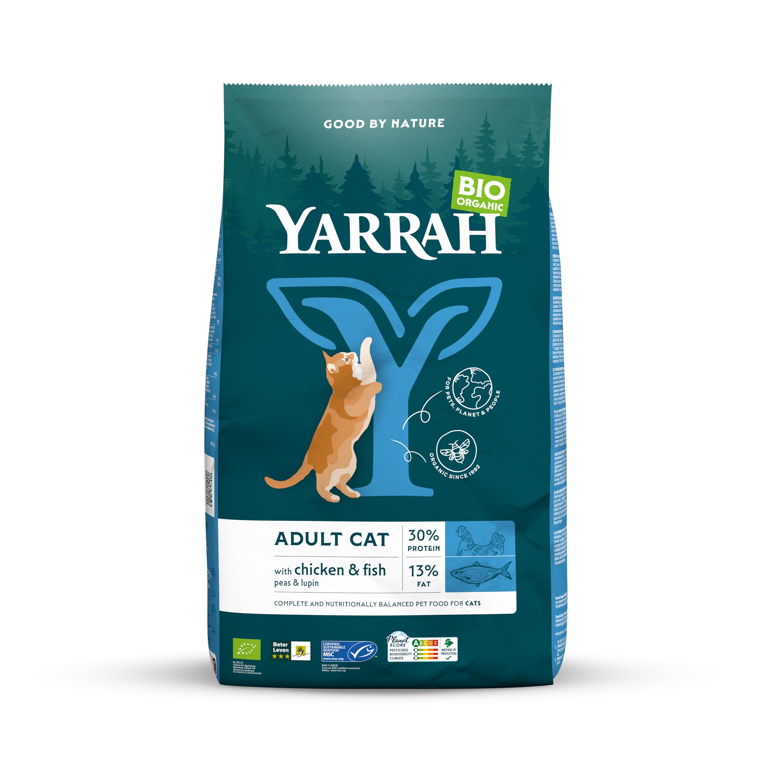 YARRAH（ヤラー）オーガニックキャットフード フィッシュ 2.4kg