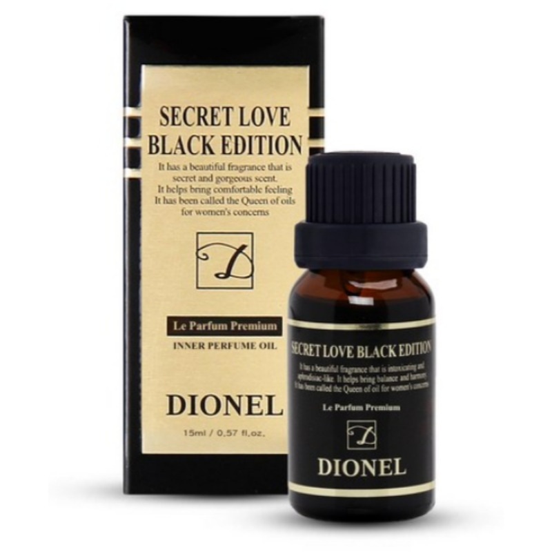 シークレット ラブ ブラック エディション 女性清潔剤 15ml