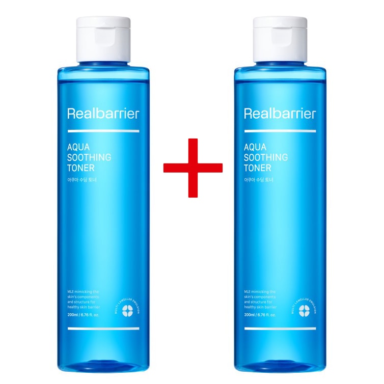 [1+1]アクアスージングトナー 200ml+200ml クールダウン 水分補給/ 冷却化粧水