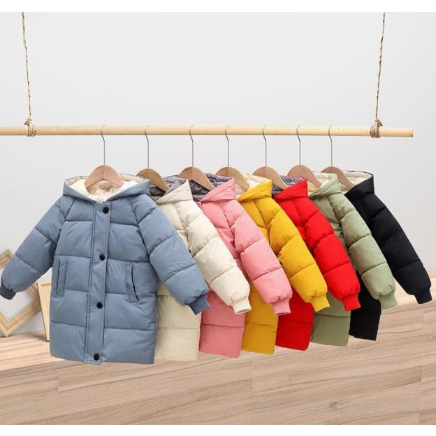 中綿コート キッズ 女の子 子供服 冬 厚手 アウター ダウンコート ロングコート 中綿ジャケット パーカー フード付き 暖かい おしゃれ 可愛い 防寒 160