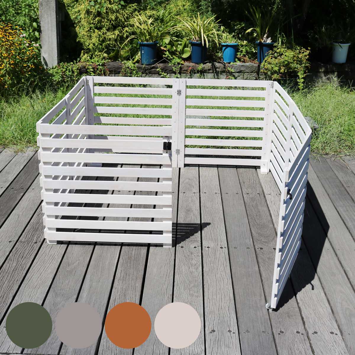 フェンス 木製 折り畳めるウッドフェンス ゲート付サークルセット 横ボーダー ガーデンフェンス 柵 折りたたみ サークル 園芸 エクステリア 雑貨 ウッドフェンス 木製 花壇 庭 ベランダ 23,680円