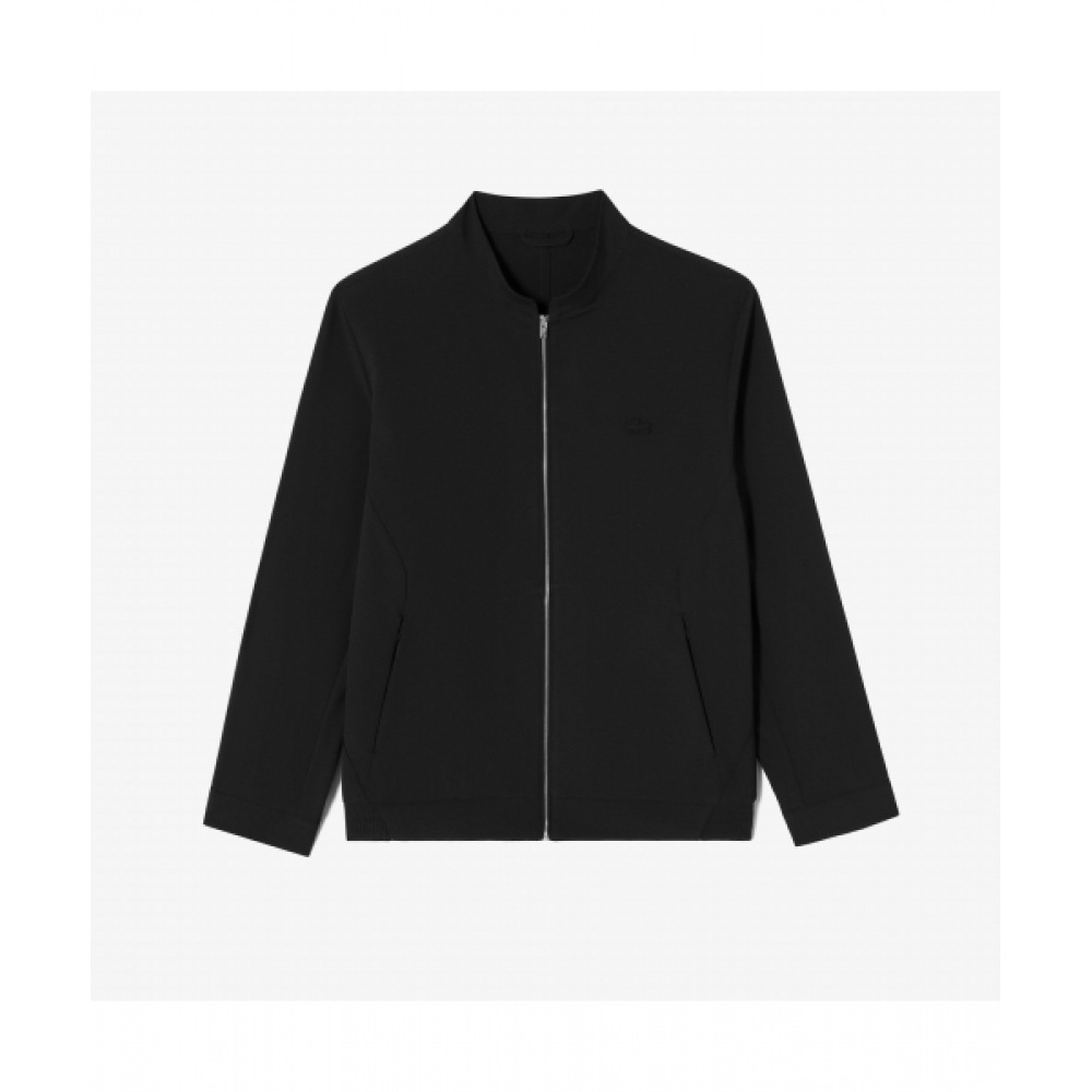 LACOSTE メンズスタンドカラーブルゾン [ブラック]