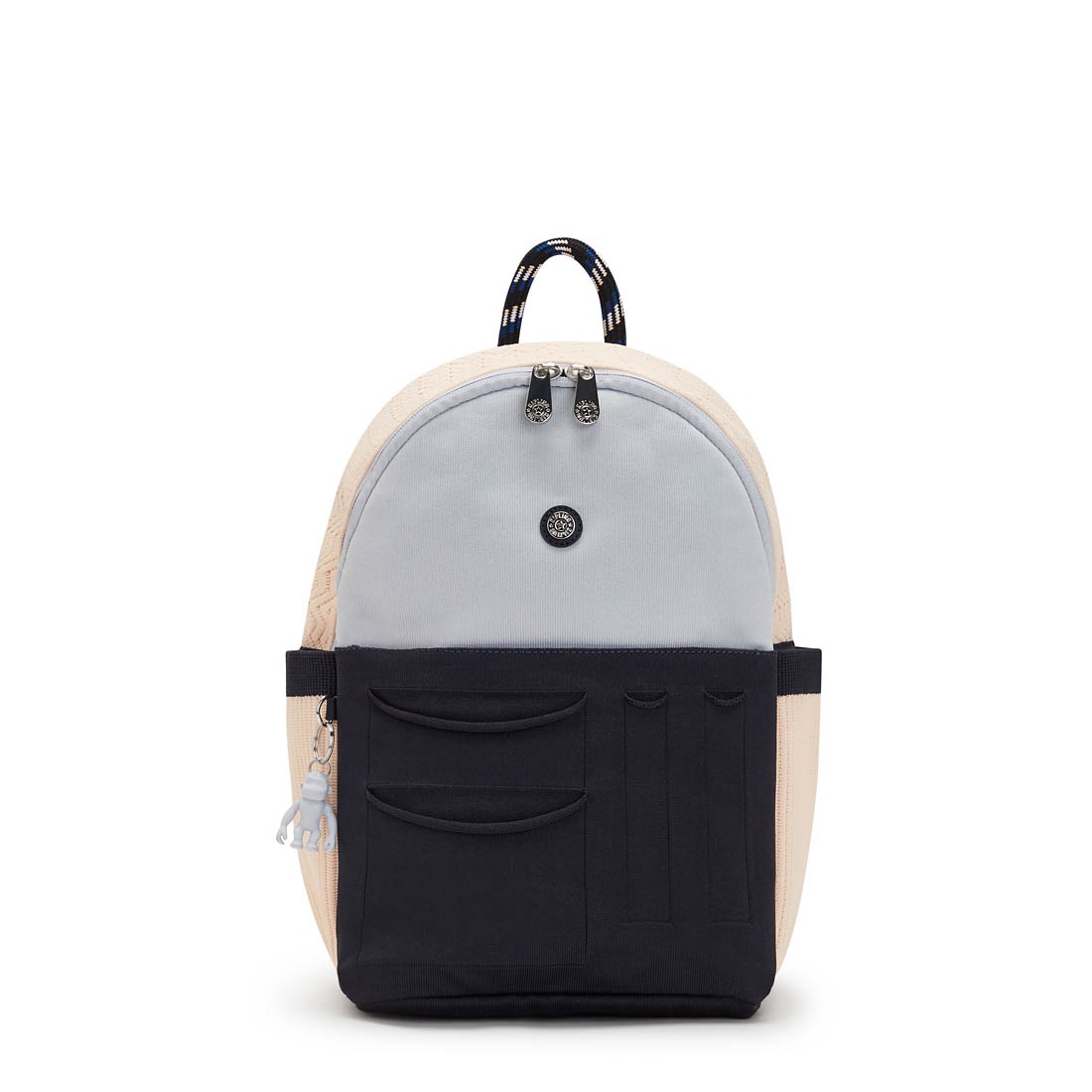 公式 トリコテ x キプリング デリア(グレーPケイコブロック) KI74040JB A4サイズ バックパック