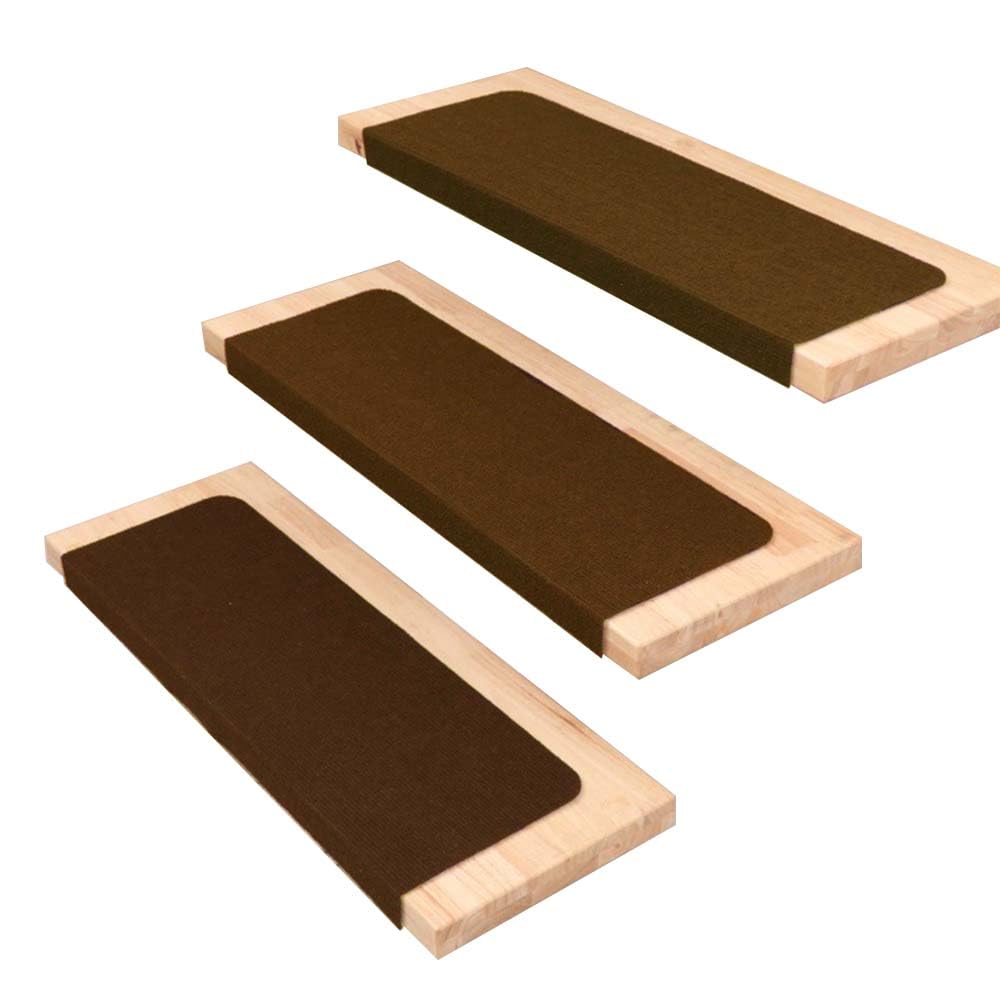 階段マット 吸着 厚み4mm 70X20cm 15枚 階段 マット ズレない キズ防止 洗える 階段カーペット 折り曲げ付 床保護 階段敷き 滑り止め カットOK 階段クッション 防音 防寒 吸着マッ