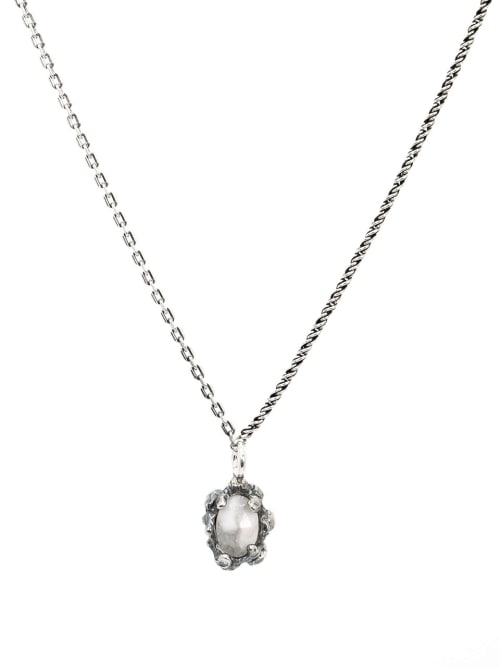 【HARANG】 HR 215N_Howlite Necklace 正規品