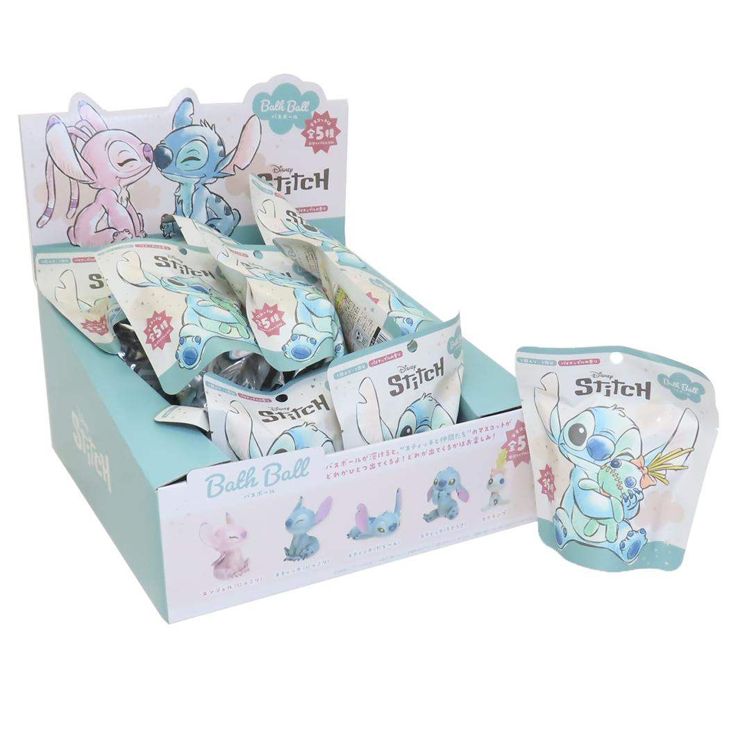 スティッチ 入浴剤 バスボール 全5種 24個入セット ディズニー キャラクター グッズ