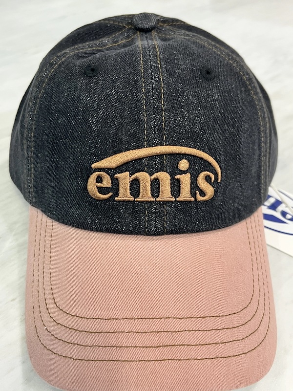 emis エミス キャップ デニム 帽子  BTS ジン着用 公式 正規品 新品 Qoo10 EMIS BTS ジン着用 WASHED 無地 キ