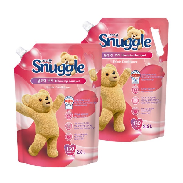 スナグル 柔軟剤 ブルーミングブーケ つめかえ 2.6L 2個