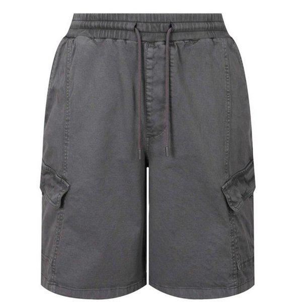 男性コットンガーメントダイイング斜めポケット5分丈パンツ15_US