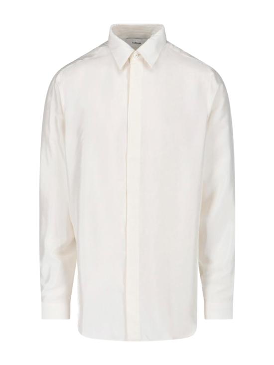 LARDINI Men Shirts PAFLYNN PAC2004 120 White