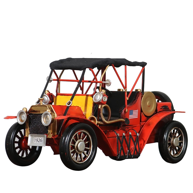 アメリカのヴィンテージカーレトロノスタルジックなクラシックカーホームリビングルームワインキャビネット装飾鉄モデルクリエイティブ装飾品 4,914円