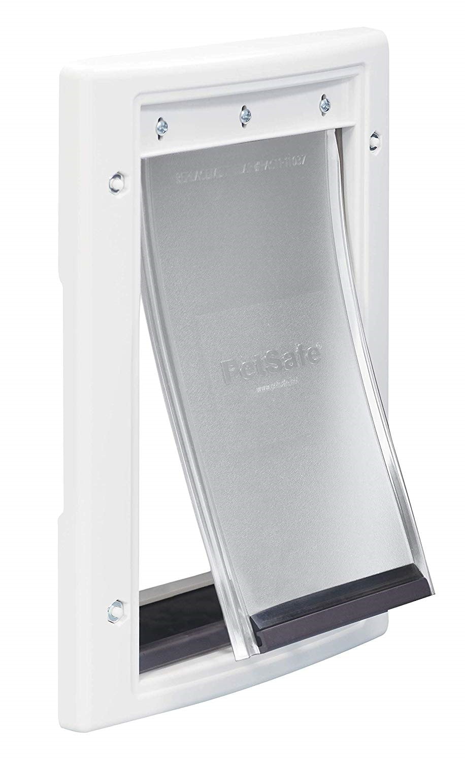 柔らかい色合いのフラップ白小型のペットセーフペットペットドア