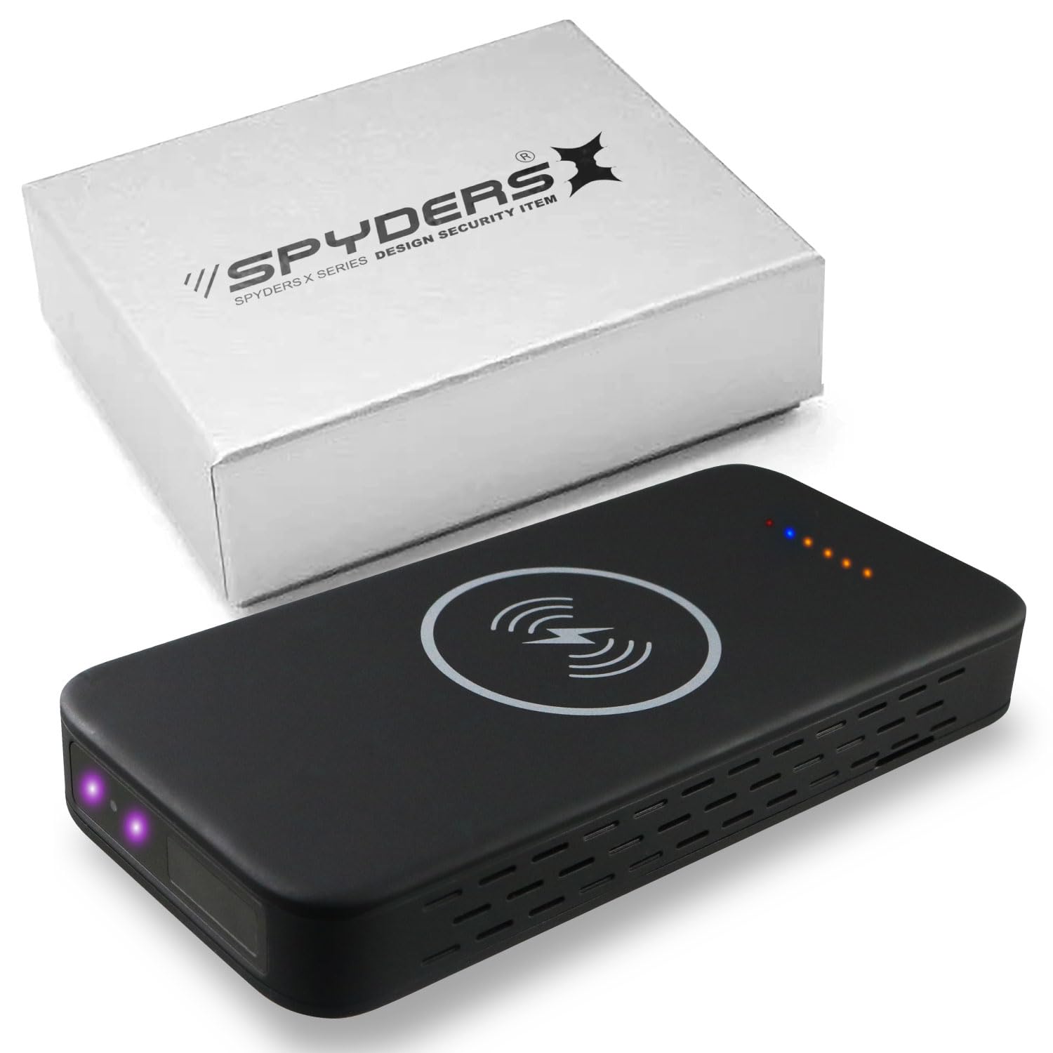 スパ イダーズX スパイカメラ 1080P 充電器型カメラ 小型カメラ A-623 防犯カメラ 赤外線 人感検知 ワイヤレス充電 256GB対応