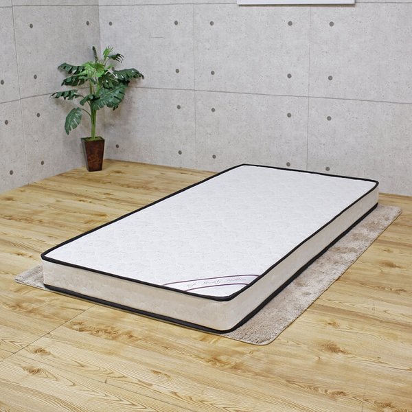 マットレス 単品 シングル ベッド 薄型 ボンネルコイル スプリングマットレス シングルサイズ S