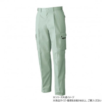 桑和 4448 ワンタックカーゴパンツ 79サイズ モスグリーン(107)