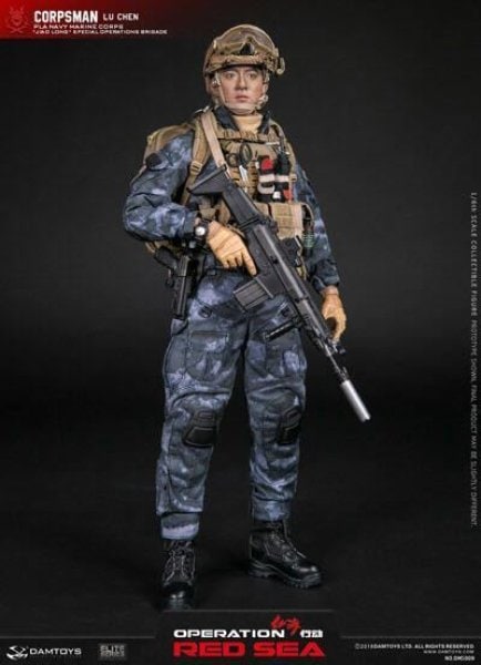 DAMTOYS DMS009 紅海行動 オペレーション：レッドシー 蛟龍 中国人民解放軍海軍 特種部隊 コープスマン - LU CHEN 衛生兵 1/6フィギュア