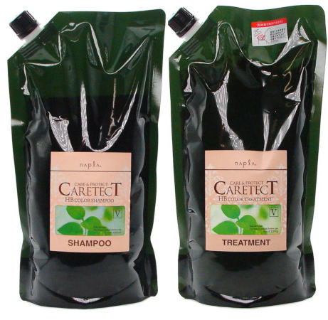 【送料無料】ナプラ ／ ケアテクトHB カラーシャンプー V 1200ml ＆カラートリートメント V 1200g レフィル セット　／ シャンプー トリートメント セット 5,876円