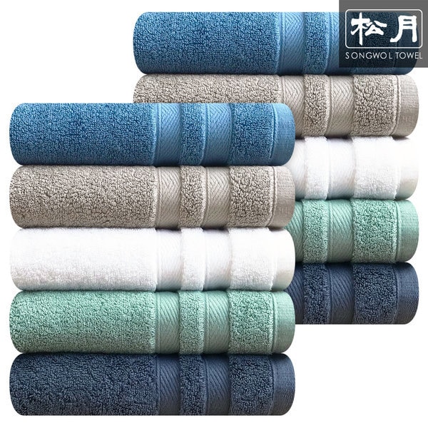 ホテルコレクション オーサム ダブルライン40 190g 10枚 プレミアム タオル