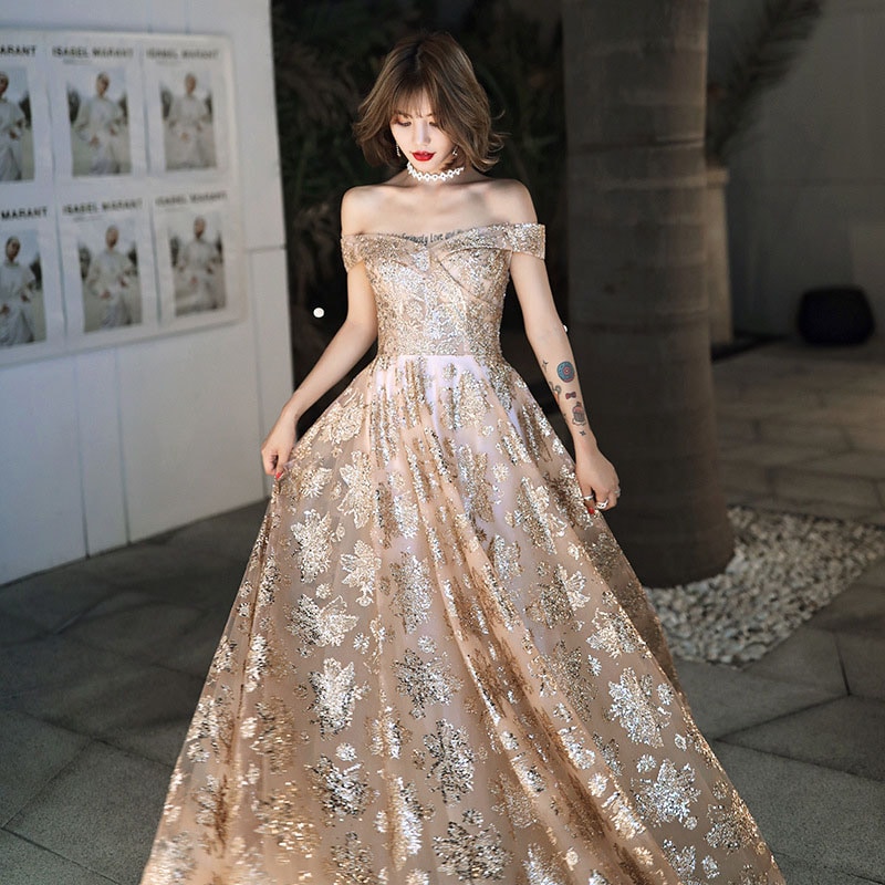 大流行のウェディングドレス ウエディングドレス ロングドレス 演奏会 安い カラードレス ゴールド シルバー 花嫁 カクテルドレス 結婚式 イブニングドレス 二次会ドレス フォーマル 発表会 パーティ