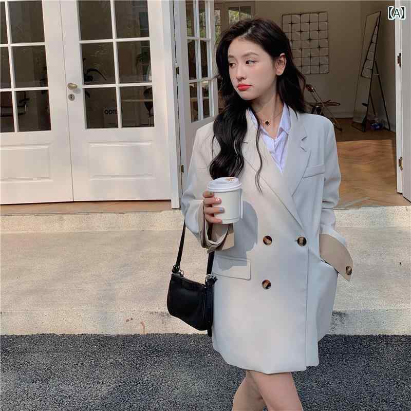 テーラード ジャケット おしゃれ レディース 女性 韓国 ブレザー 春秋 プロ 多彩 ストリート 小さい スーツ トップス