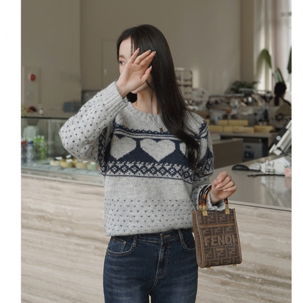 クリック＆ファニー [ウール] ムロエンハートニット 8,395円