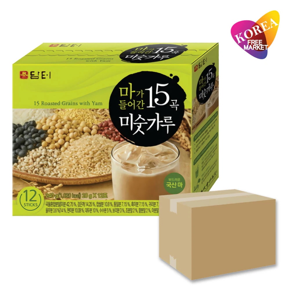 山芋入り15穀物 ミスカル 12個 箱売り 240g(20g 12包) / 韓国 お茶 スティックタイプ