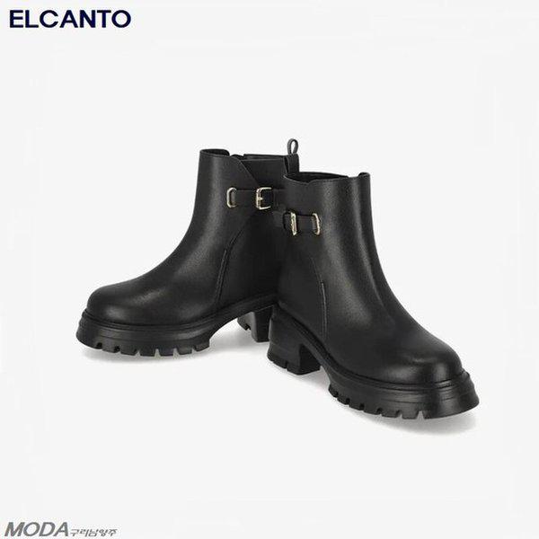 軽量クッション起毛チャンキー女性用ワークブーツ 1XWA71XZ_GN