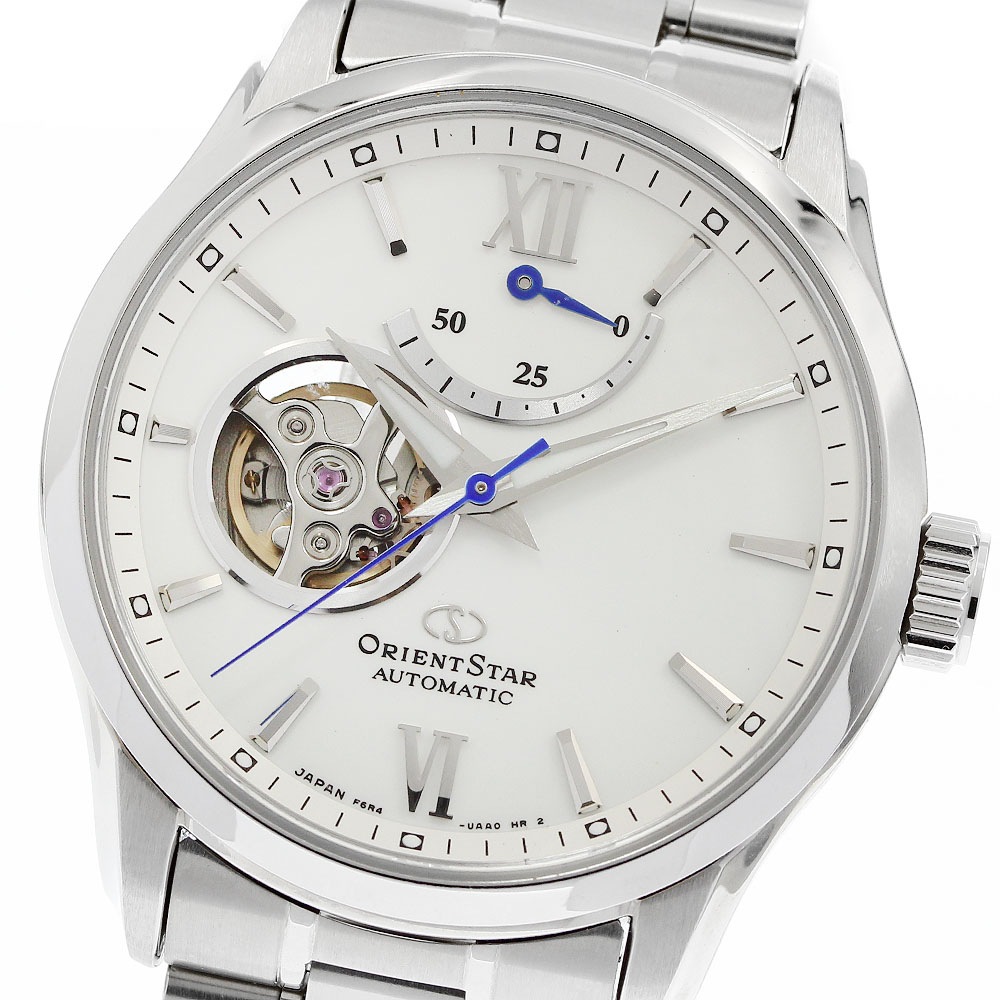 オリエント ORIENT RK-AT0004S/F6R4-UAA0 オリエントスター コンテンポラリー セミスケルトン 自動巻き メンズ 美品 箱・保証書付き_961130【中古】