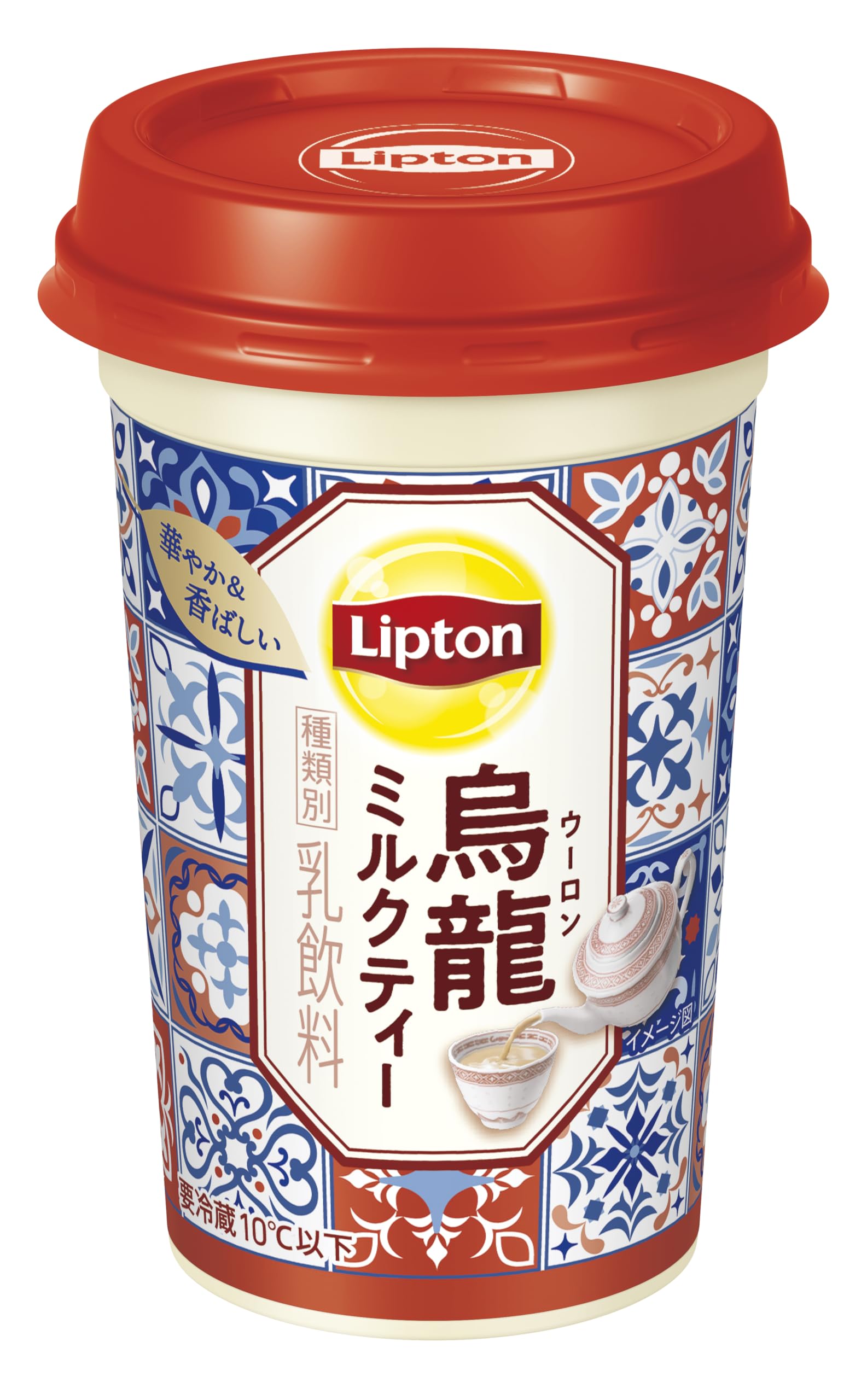 森永乳業 リプトン 烏龍ミルクティー 3ケース(30本) Lipton ドリンク 飲料 【クール便】【Amazon.co.jp限定】