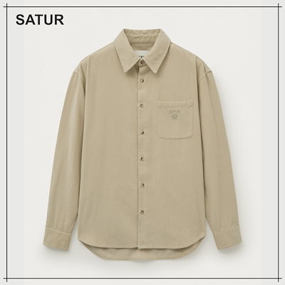 【SATUR】 Soft Corduroy Shirt Cream 正規品 12,846円