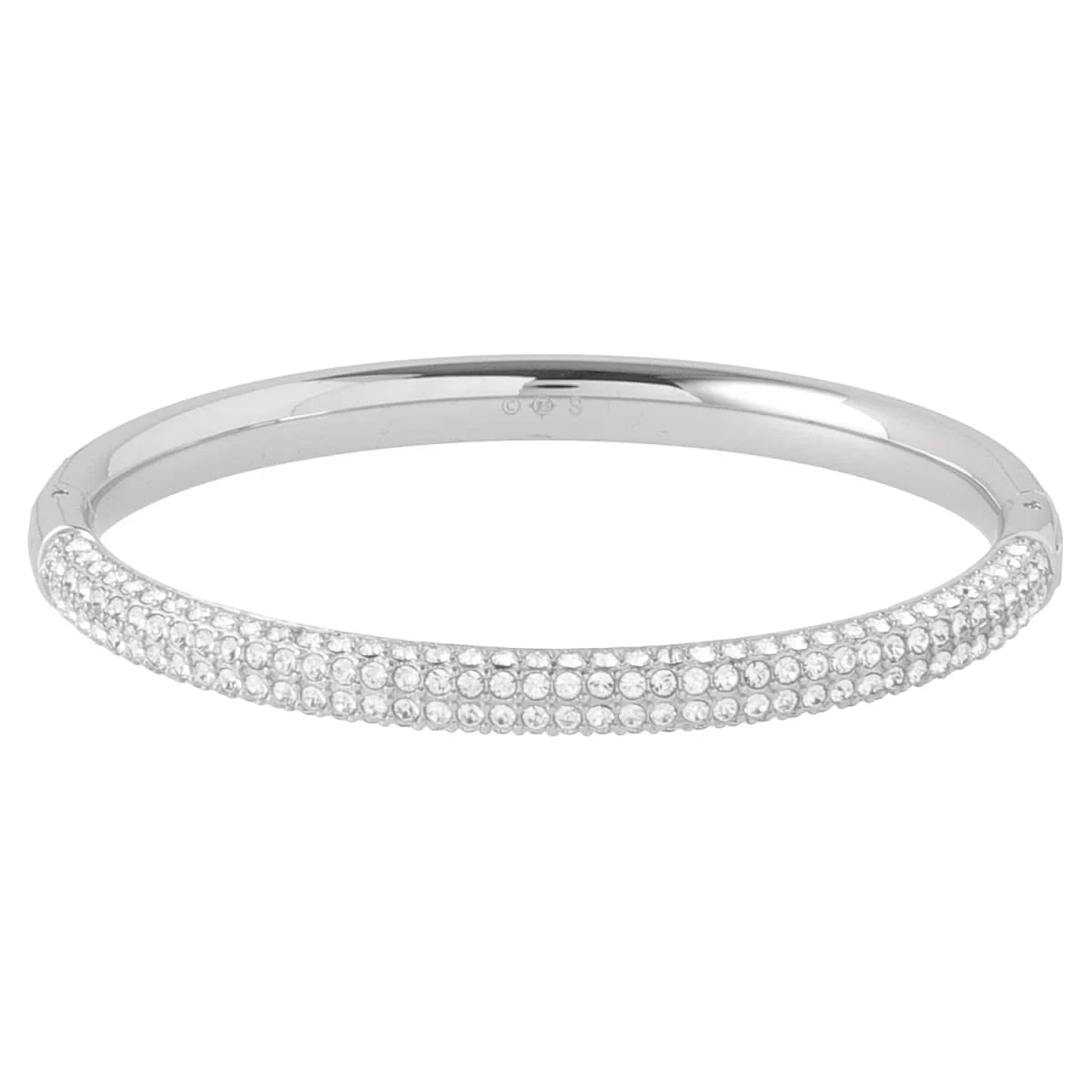 スワロフスキー ブレスレット SWAROVSKI レディース クリスタル パヴェ バングル Sサイズ シルバー アクセサリー Stone Mini 5032845
