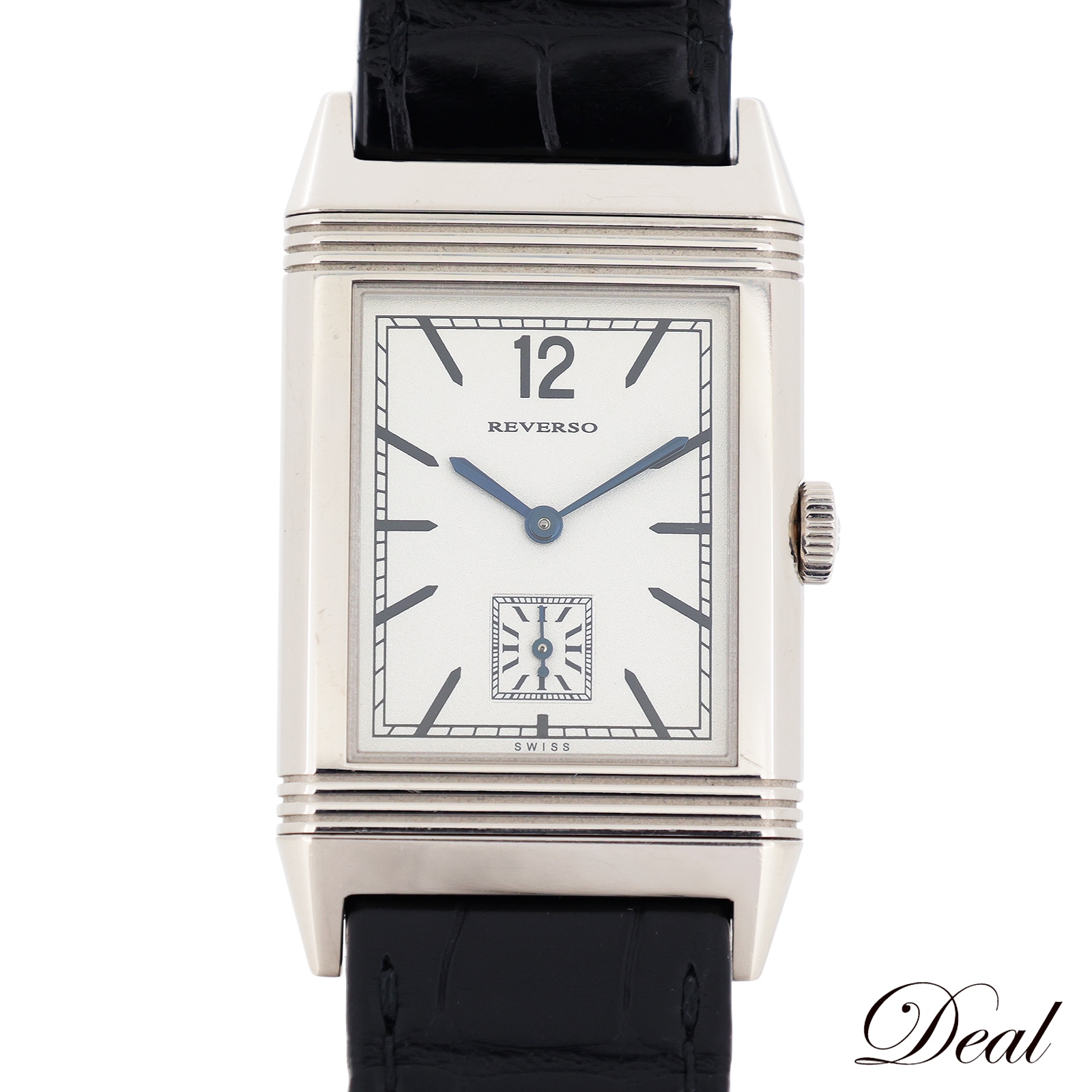 K18WG ジャガールクルト グランドレベルソ　ウルトラシン1931 Q2783520 メンズ 腕時計