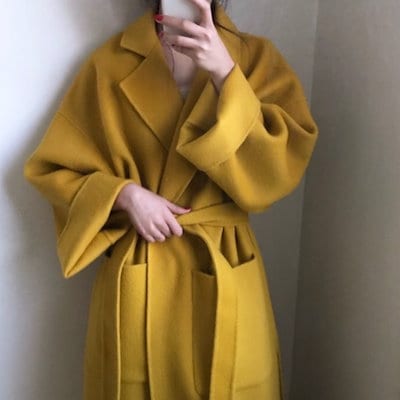 美品 クリスチャンディオール ベルテッド スプリングコート サイズM