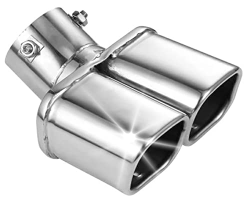 色：シルバー スクエア Piece of peace product マフラーカッター チタン 焼け