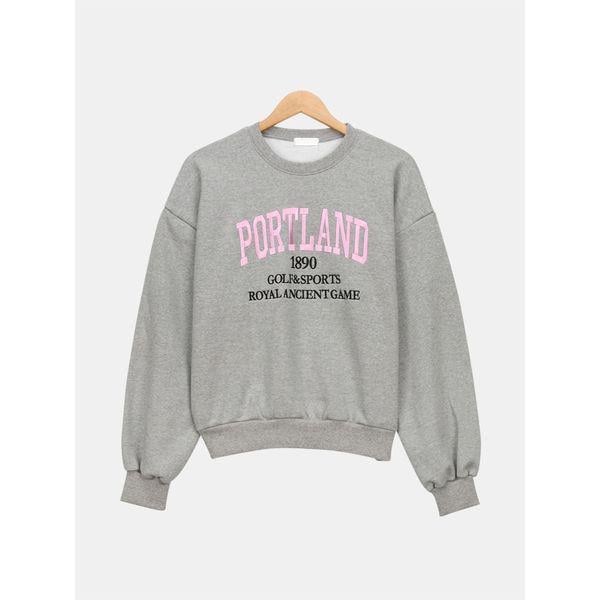 女性長袖Tシャツ オーバーサイズ レタリング スウェットシャツ トレーナー カジュアルTシャツ LID002_P405754161