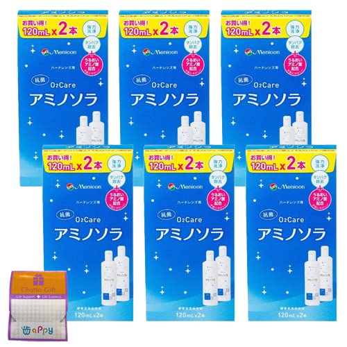 【120ml×12本】メニコン 02ケア アミノソラ 6箱セット (HCL)SPスポイト付