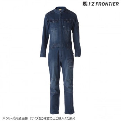 アイズフロンティア ストレッチ3Dオーバーオール 11 インディゴブルー 3L 7264