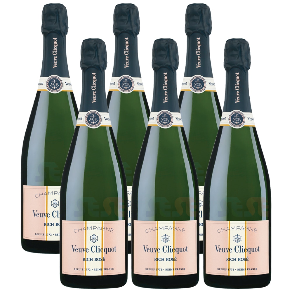 正規品 ヴーヴ・クリコ リッチ ロゼ オン アイス 1BOX 6本入 750ml / フランス シャンパーニュ
