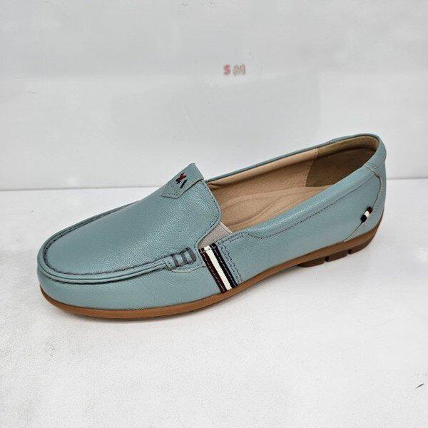 女性用 履きやすい ウェビングストラップ カジュアル ローファー フラットシューズ YADSHL859_JK