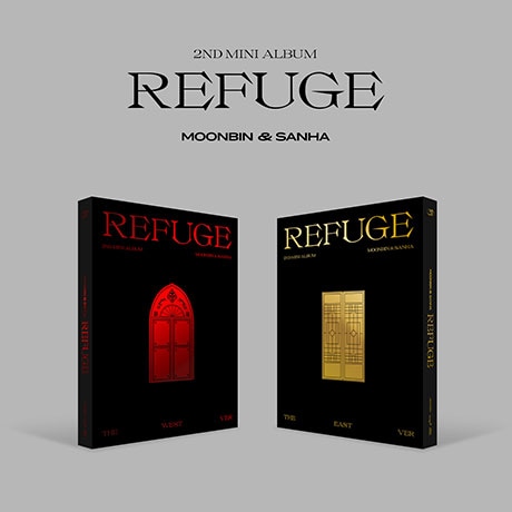 MOONBIN SANHA ミニ 2集 REFUGE 2種 セット / WEST + EAST / ポスター 選択