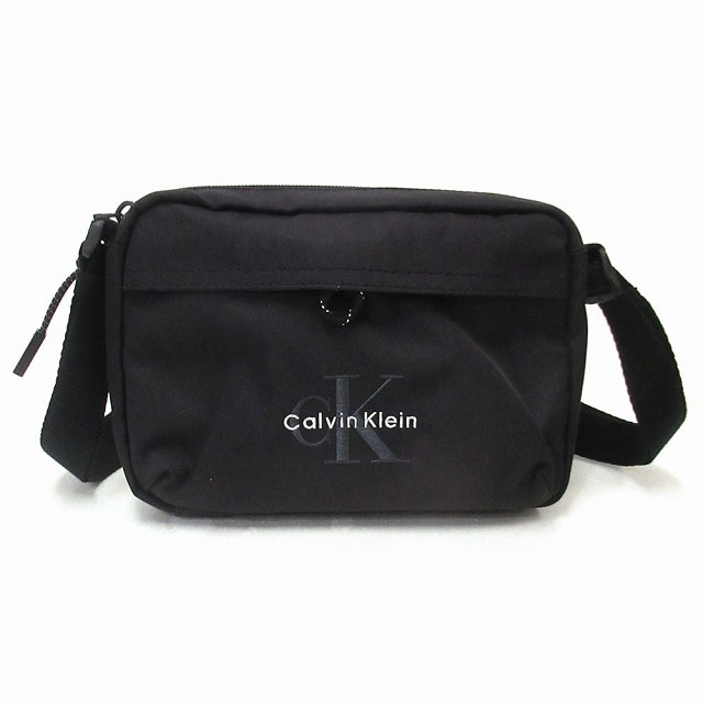 Calvin Klein カルバンクライン アウトレット バッグ クロスボディ モノグラム カメラバッグ ショルダーバッグ 4D3117G BLK