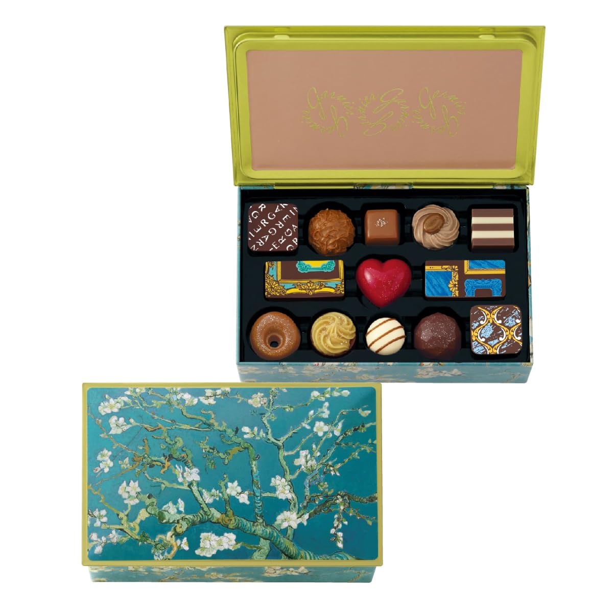 909 ガルニエ I 13個 アート缶 チョコレート