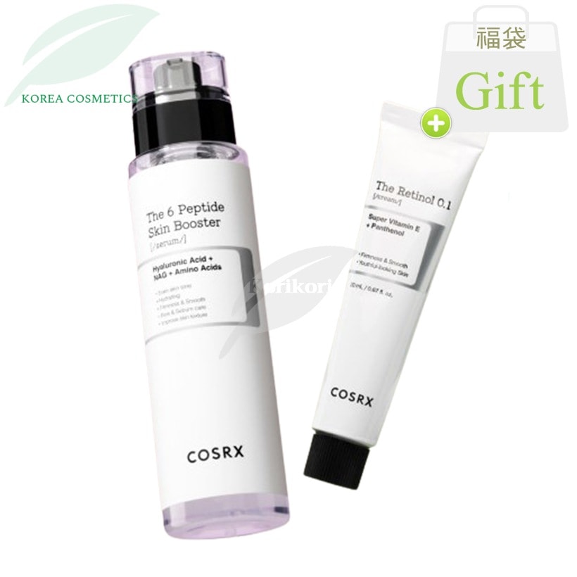 レチノール 0.1 ブースター セット (レチノール 0.1 クリーム 20ml + 6 ペプチド セラム 150ml)
