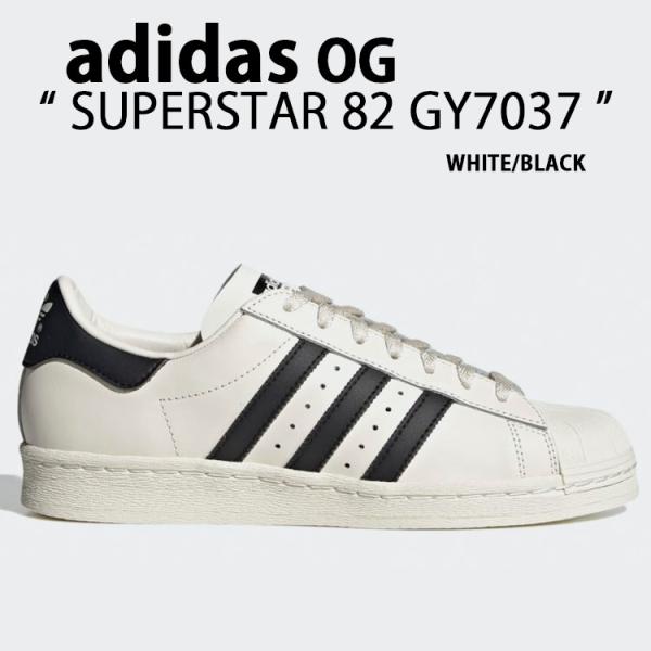 GY7037 スニーカー SUPERSTAR 82 スーパースター82 WHITE BLACK シューズ レザー 本革