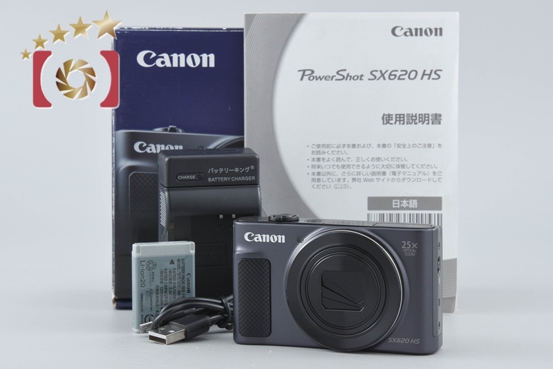 PowerShot SX620 HS ブラック コンパクトデジタルカメラ 元箱付き