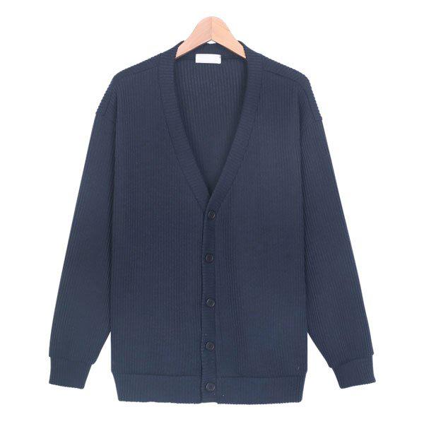 カーディガン SBN077 4COLOR 男女共用 Vネック ニット アウター シミラールック 女性ファッション