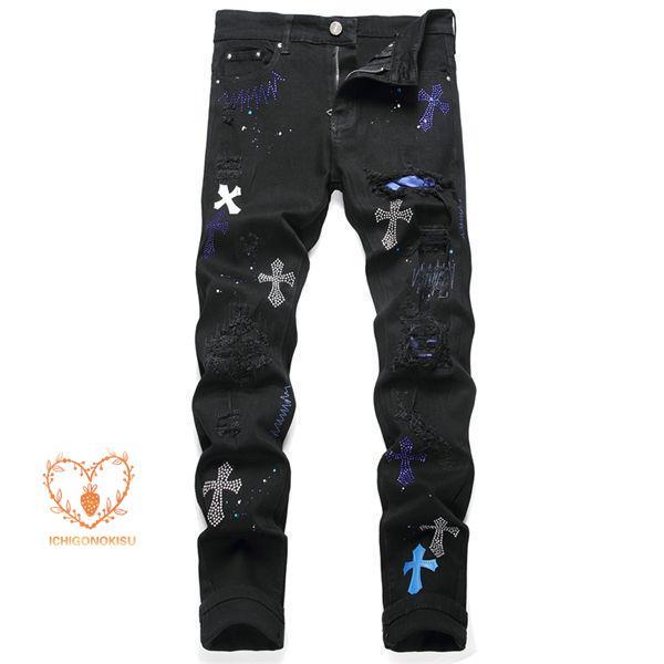 デニムパンツ メンズ ジーンズ デニムパンツ メンズ ジーパン ジーンズ スキニーデニムパンツ 黒デニムパンツ ジーンズ ファッション 春秋